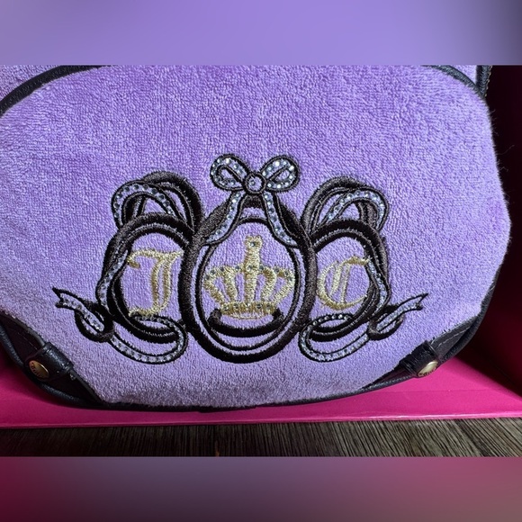 Juicy Couture Purple Backpack with Card Case